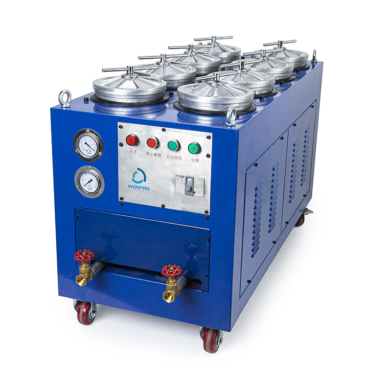 Μηχάνημα κινητής φίλτρου λαδιού 8R Water Glycol Oil